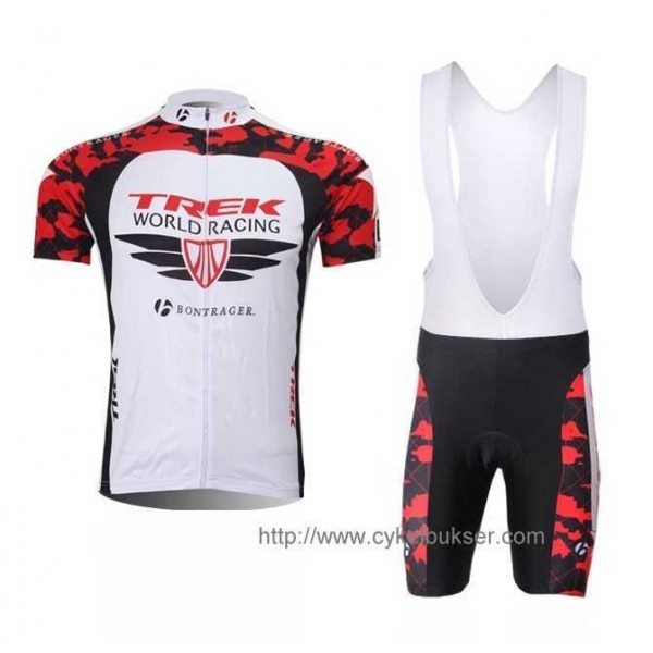 Trek World Racing Fietskleding Set Fietsshirt Met Korte Mouwen+Korte Koersbroek