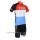 Trek Factory Racing Wielerkleding Set Wielershirts Korte Mouw+Fietsbroek Rood Wit