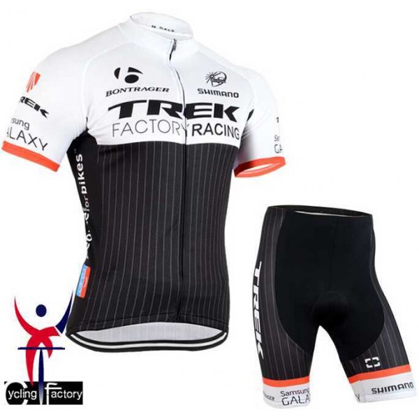 2015 Trek Factory Racing Fietskleding Korte Mouw+Fiets Broek