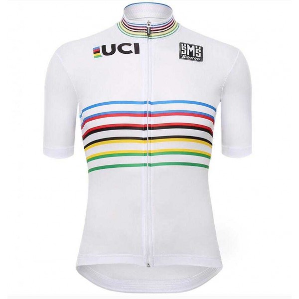 2016 UCI Wielershirt Korte Mouw Wit