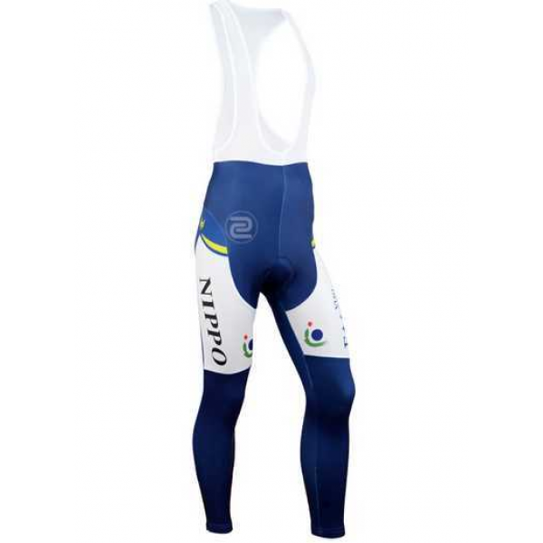 2014 FANTINI Fietskleding Lange Fietsbroeken Bib Blauw Geel Wit