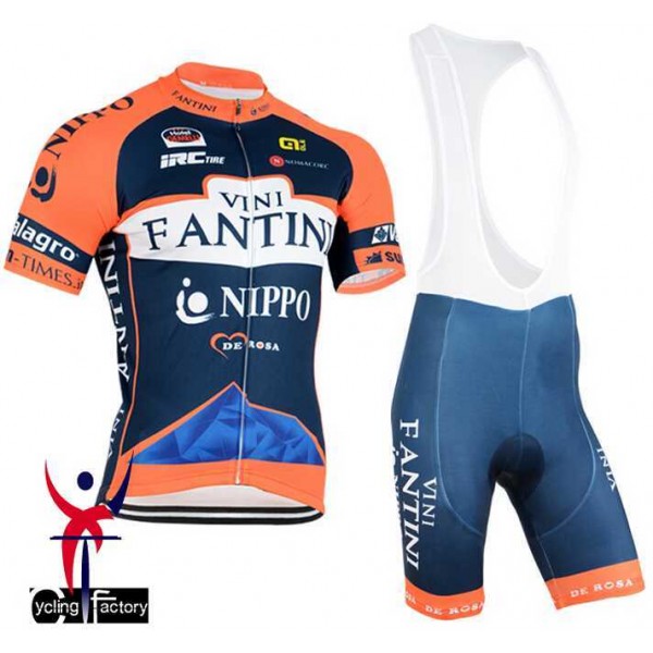 2015 Vini Fantini NIPPO Fietskleding Set Fietsshirt Met Korte Mouwen+Korte Koersbroek