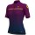 Dames Ale PRS Fade-Blauw Viola Wielershirt Korte Mouw