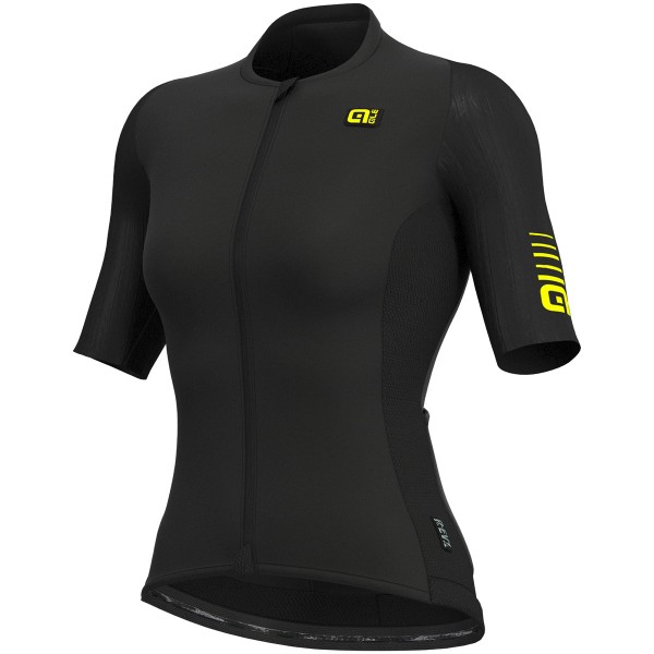 Dames Ale R-EV1 Race-Zwart Wielershirt Korte Mouw